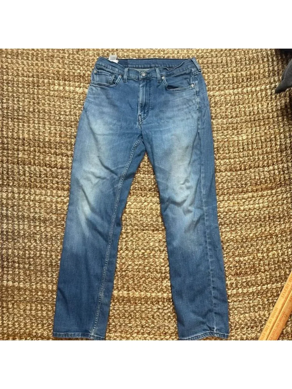 Levi's 514 Straight Fit Blue Denim Jeans Men's Size W33 L32